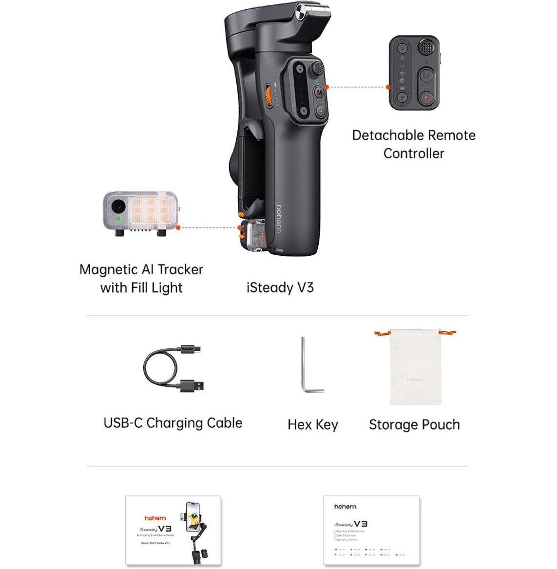 گیمبال هوشمند Hohem iSteady V3