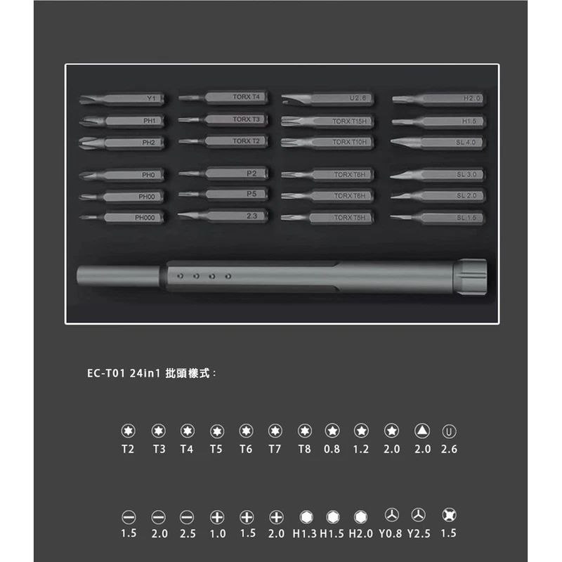 پیچگوشتی حرفهای ارلدام مدل EC-T01